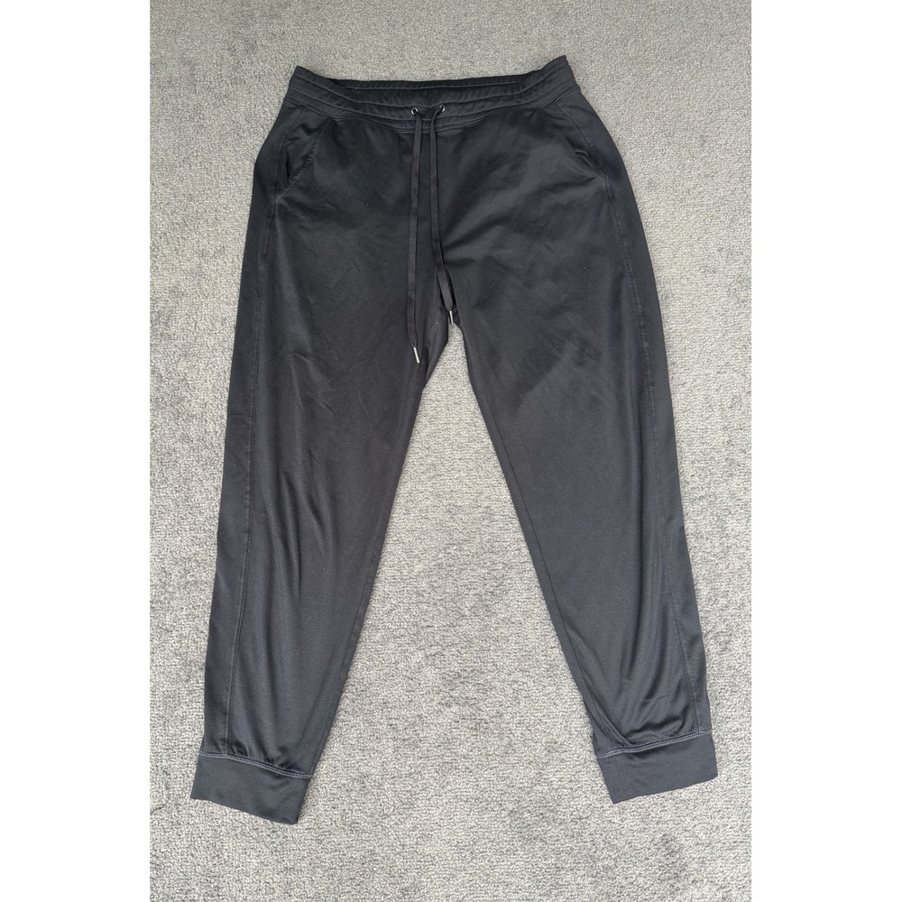 American Eagle Mens Black Active Joggers Tapered Sweatpants Size Medium M